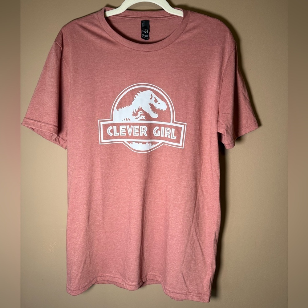 Jurassic Park Clever Girl graphic Tee - Dusty Rose / Mauve BN - Picture 3 of 6